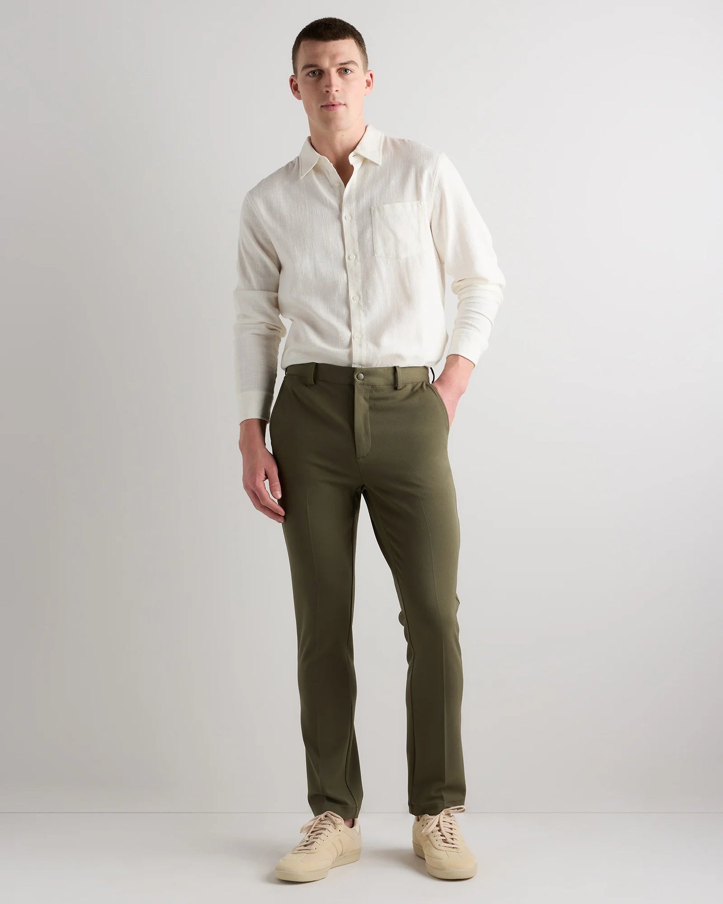 Ultra-Stretch 24/7 Smart Chinos - Slim - 30X28 / Bayberry Olive