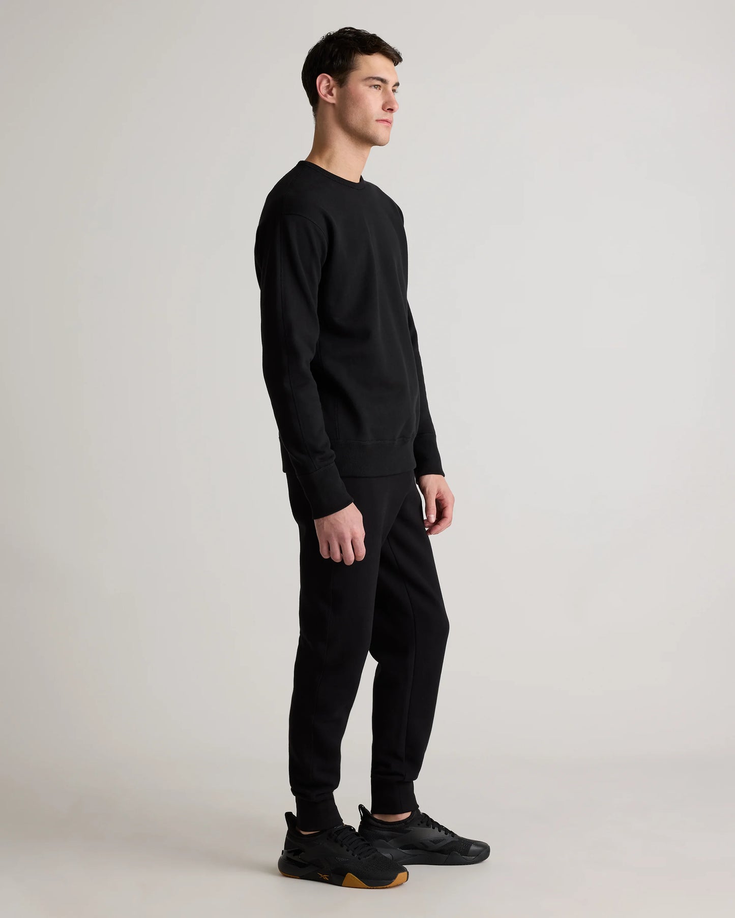 Organic Midweight French Terry Crewneck - S / Deep Navy