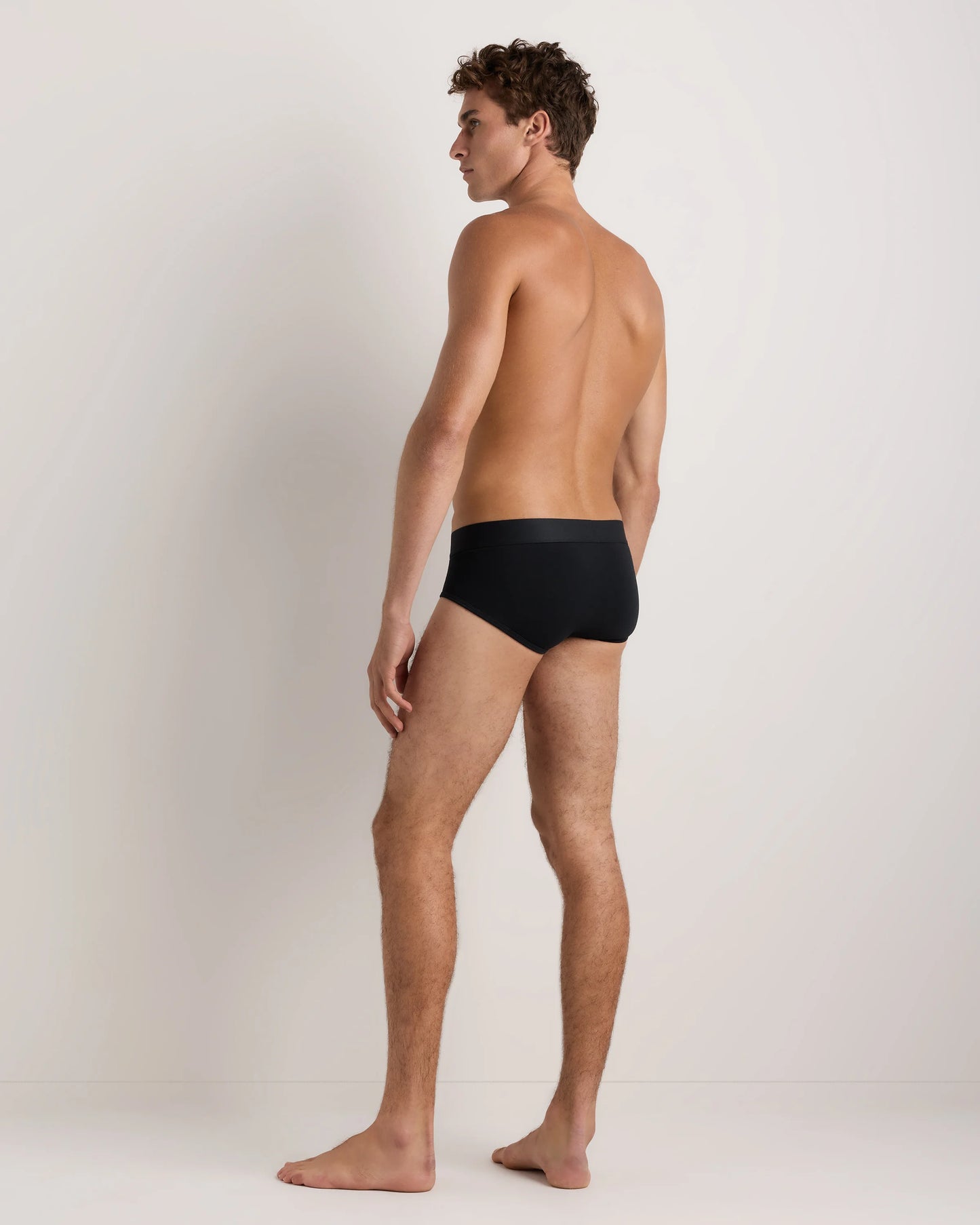Organic Cotton Stretch Hip Brief (3-pack) - XS / Black