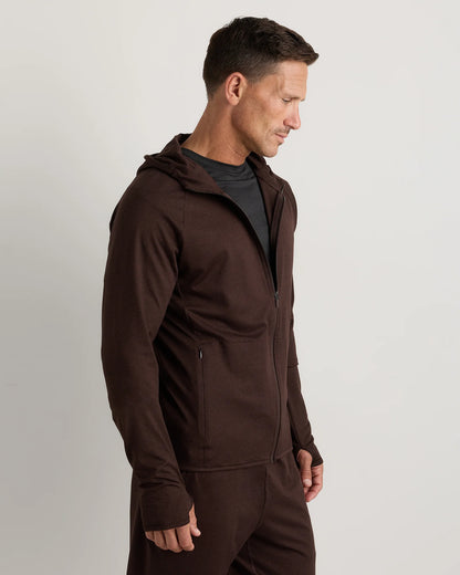 Flowknit Performance Zip Hoodie - S / Heather Grey