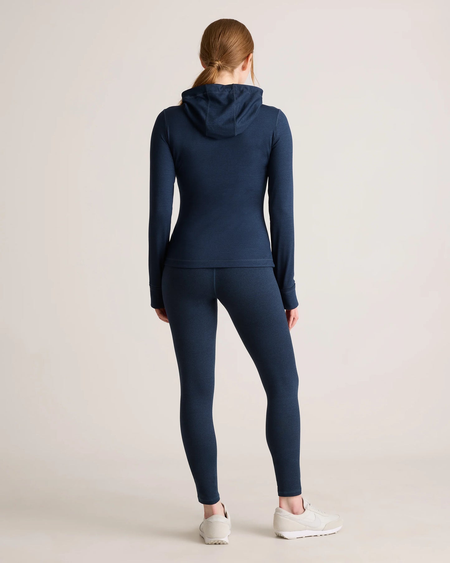 Ultra-Soft Slim Fit Hooded Jacket - XS / Heather Black