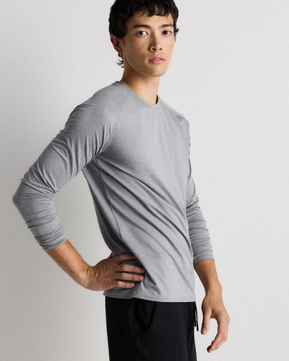 Flowknit Breeze Performance Long Sleeve Tee - XS / Heather Grey