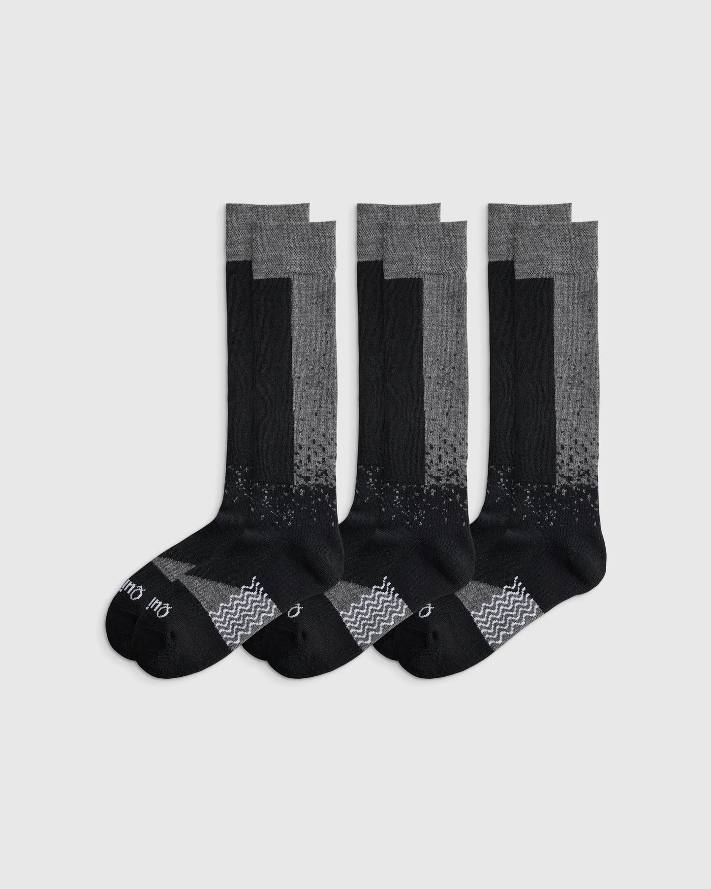 Alpaca Lightweight Ski Socks (3-Pack) - S / White/Navy