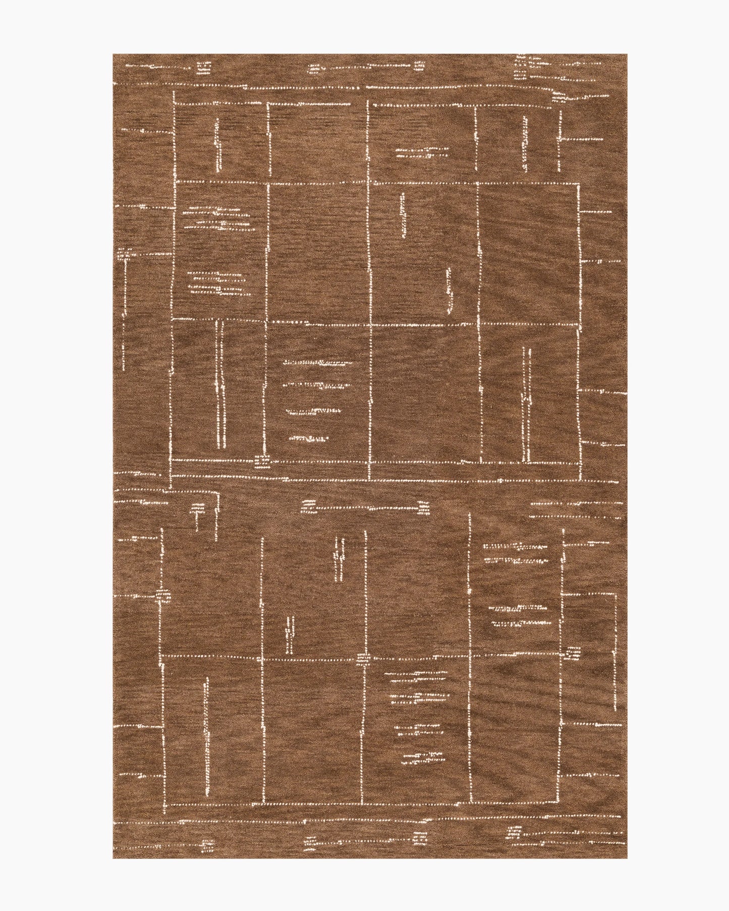 Carson Wool Rug - 3' x 5' / Brown