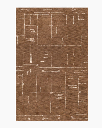 Carson Wool Rug - 3' x 5' / Brown