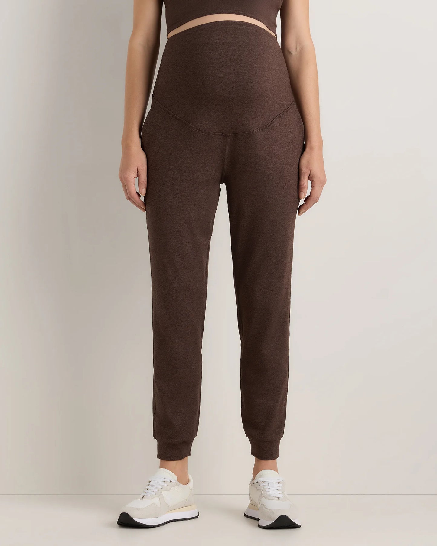 Ultra-Soft Maternity Joggers - XS / Heather Black
