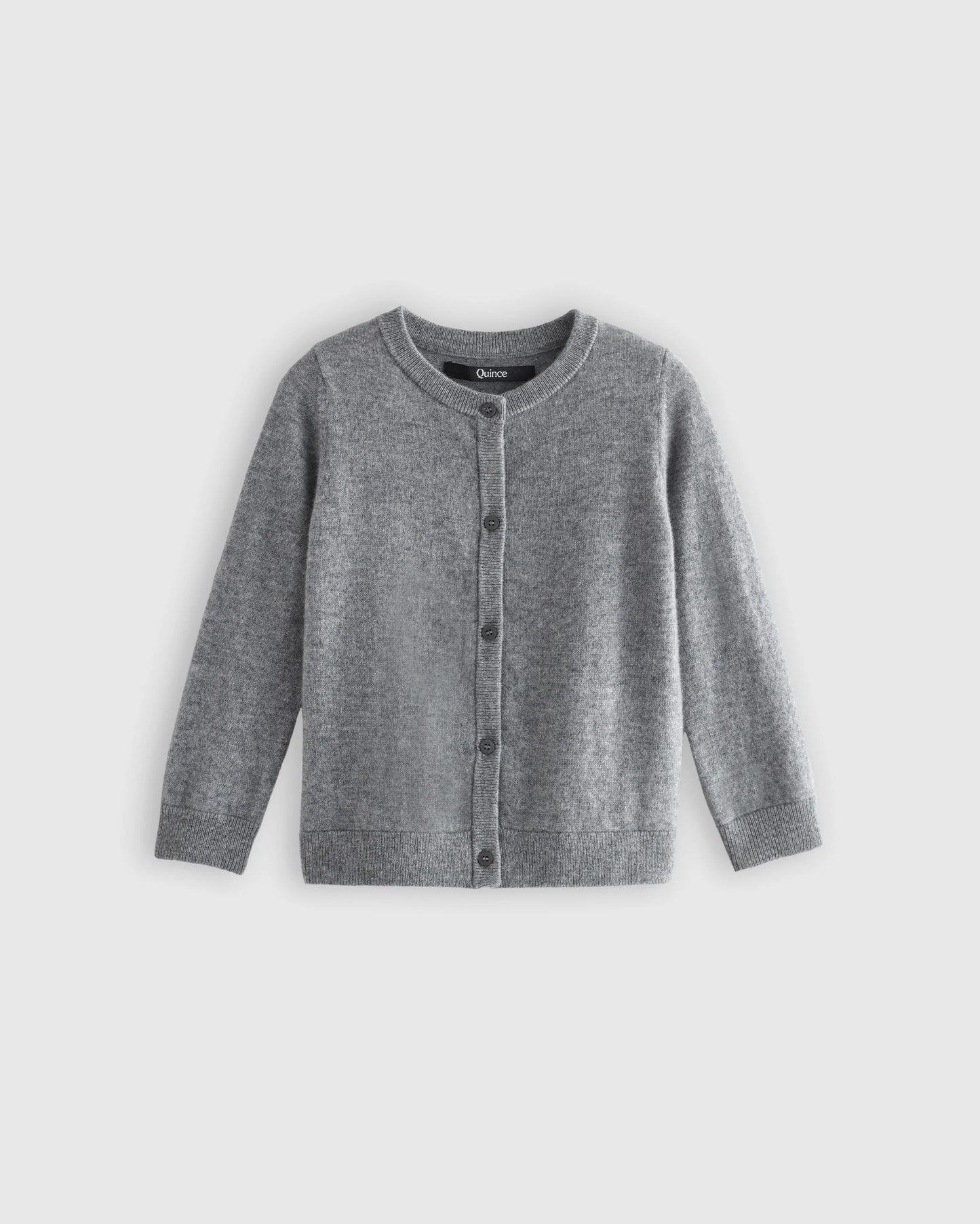 Washable Cashmere Cardigan - 6 / Heather Grey