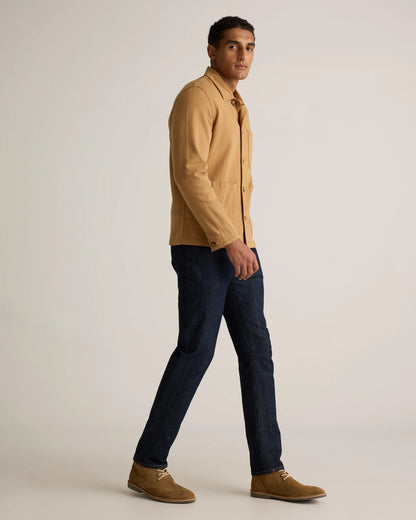 Organic Comfort Stretch Chore Jacket - XS / Vanilla