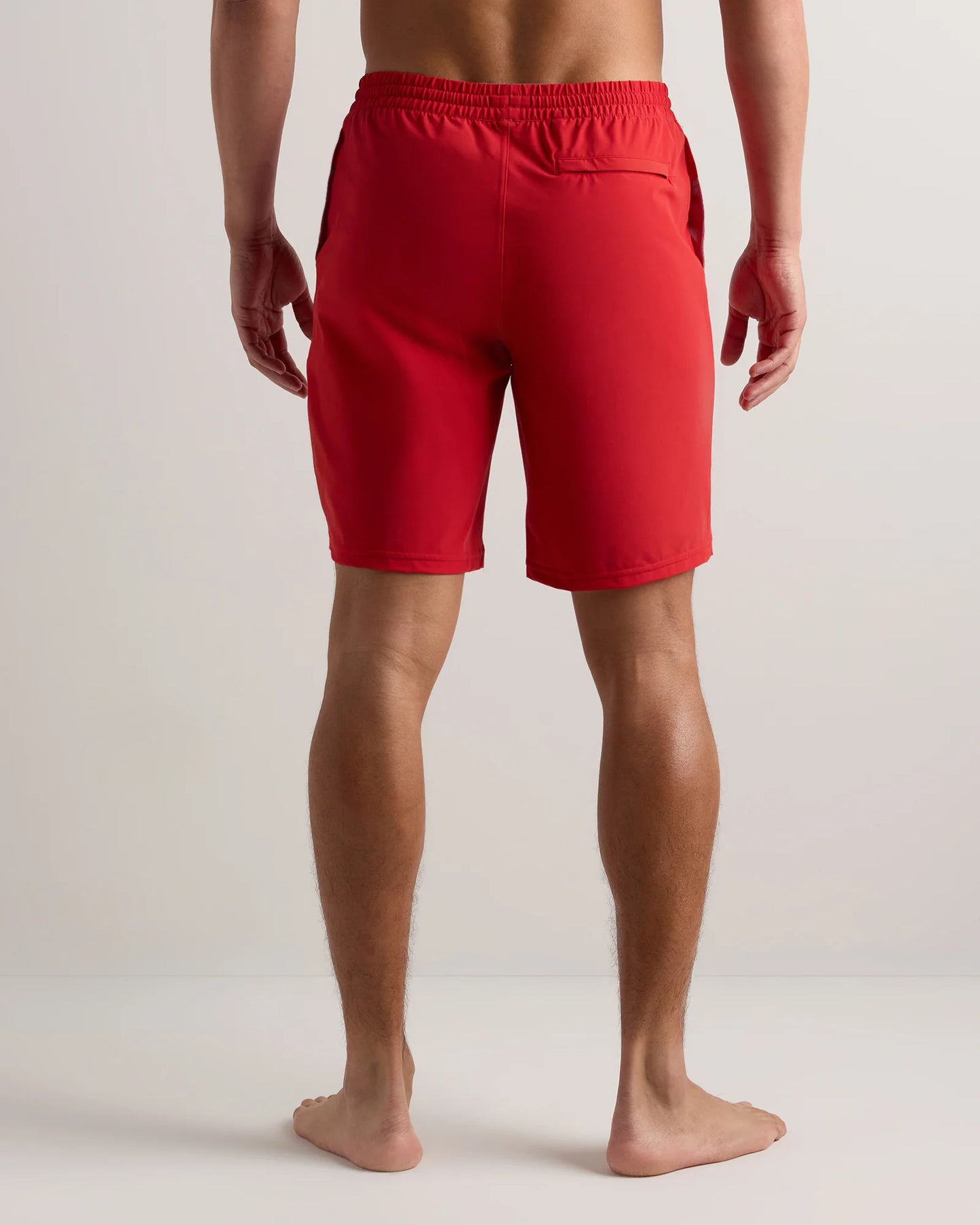 Italian Swim Trunks - 9" - S / Navy Palms
