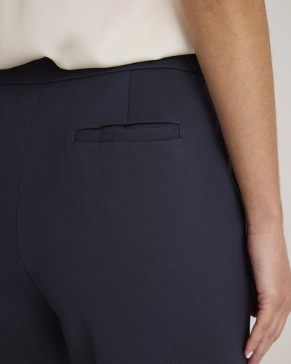 Ultra-Stretch Ponte Trouser - 0 / Navy