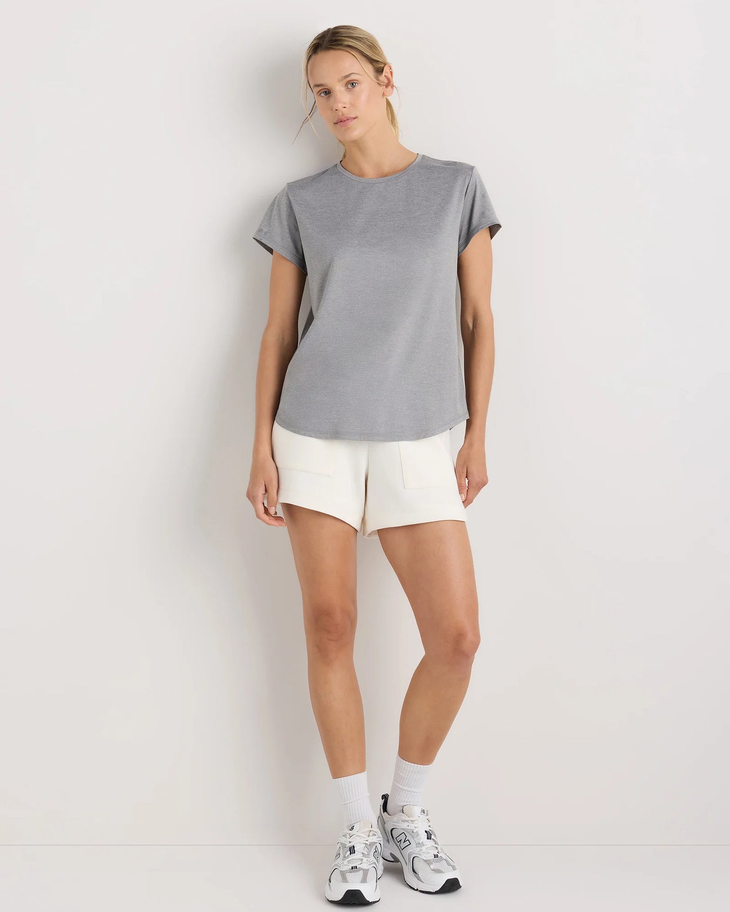 Flowknit Breeze Tee - XS / Heather Green