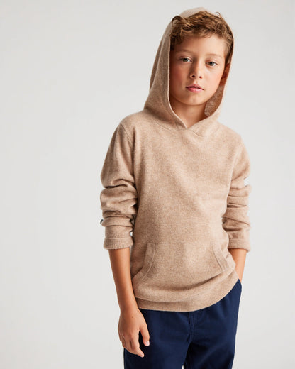 Washable Cashmere Hoodie - 6 / Oatmeal