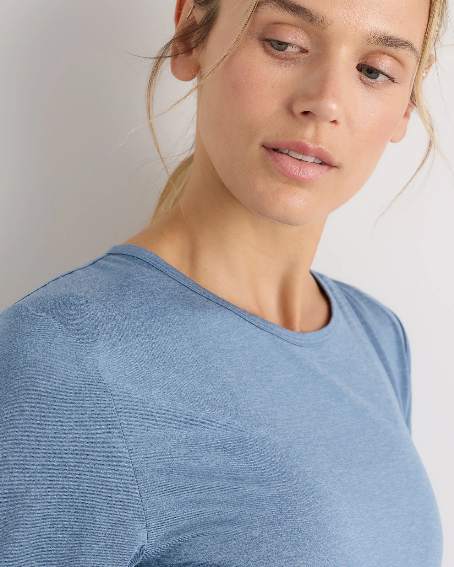 Flowknit Breeze Long Sleeve Top - XS / Heather Deep Navy