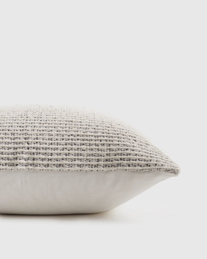 Mira Textured Stripe Pillow Cover - 20x20 / Grey