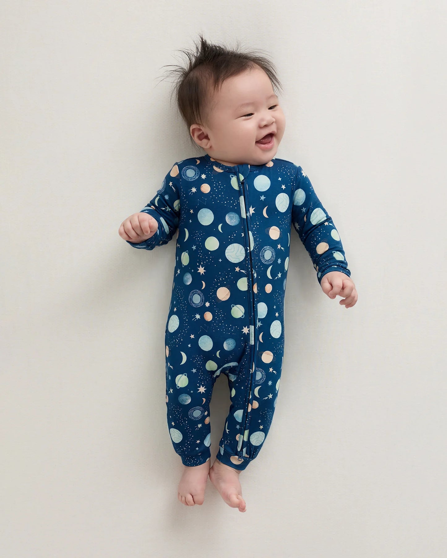 Bamboo One Piece Pajama - 0-3M / Wildflower Dreams