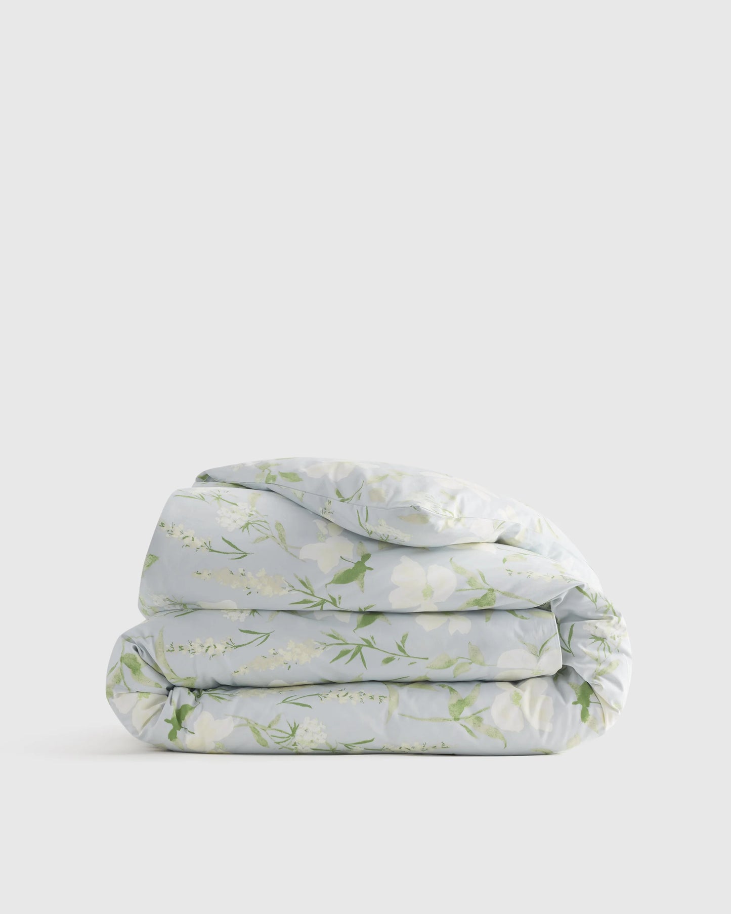 Organic Crisp Percale Duvet Cover - Twin / Ivory