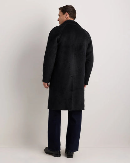 Alpaca-Wool Overcoat - S / Rustic Brown