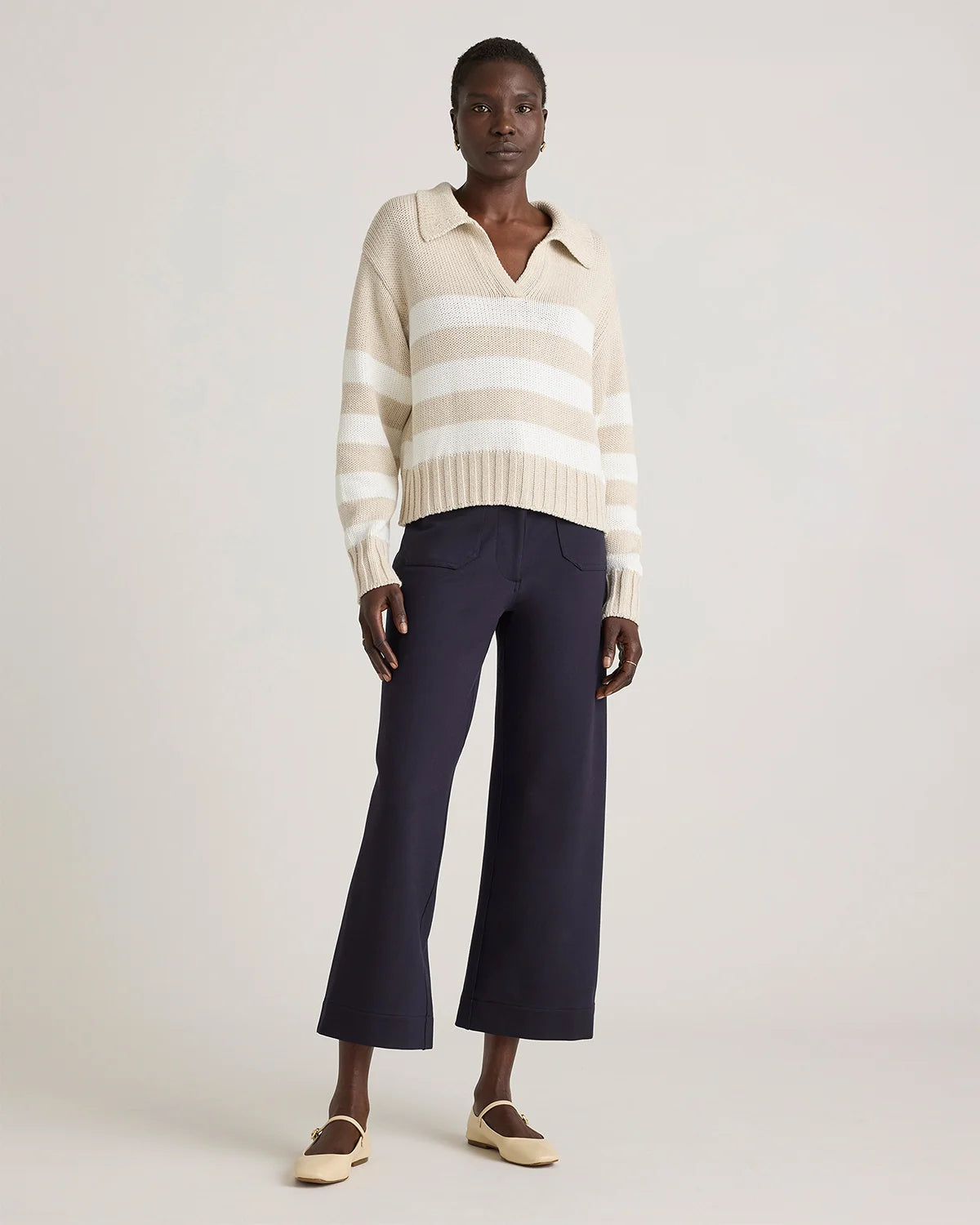 Ultra-Stretch Ponte Cropped Wide Leg Pants - 0 / Espresso