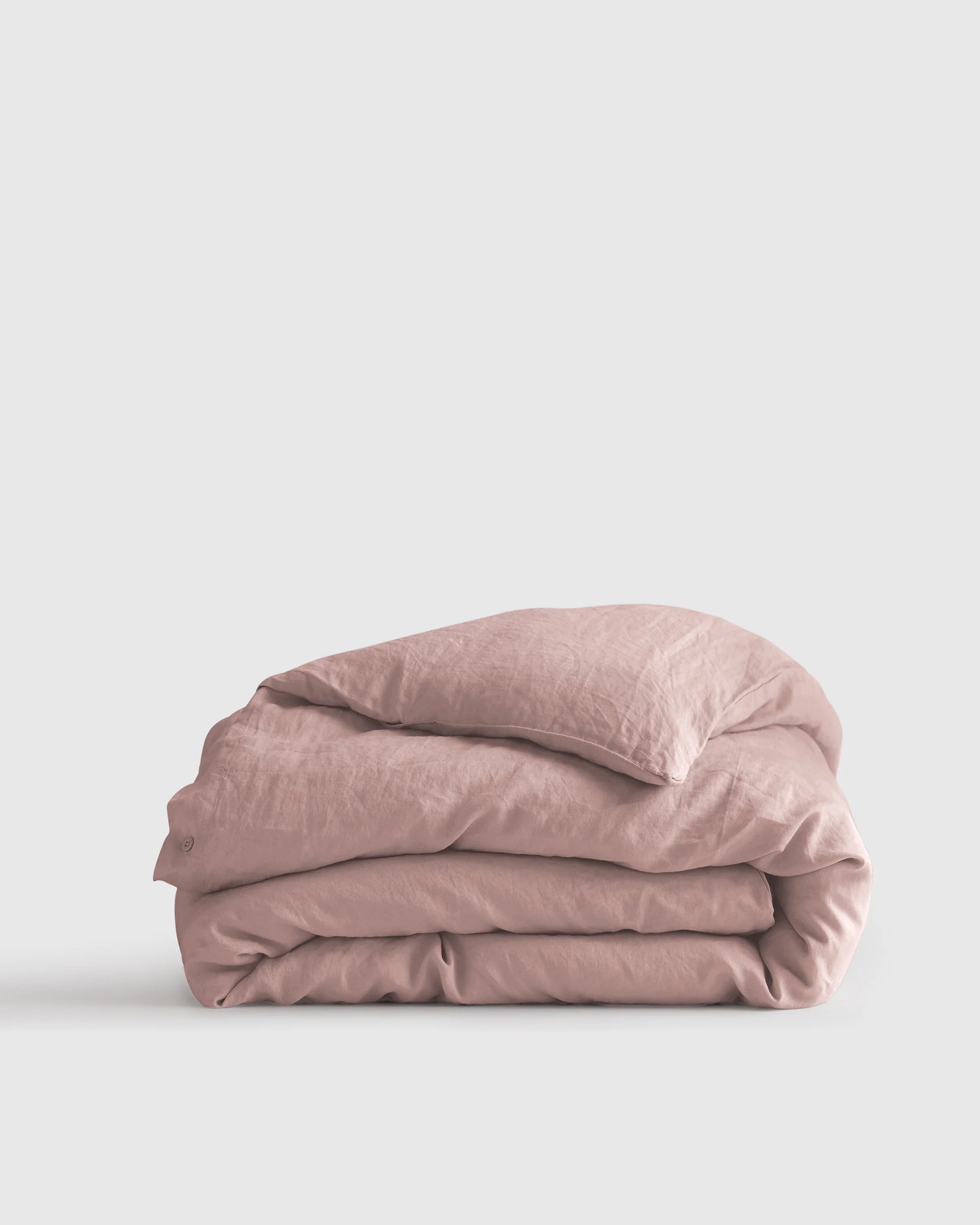 European Linen Duvet Cover - Twin / Peach
