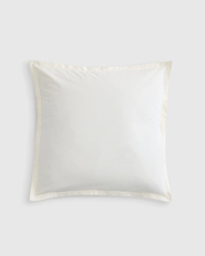 Organic Brushed Cotton Euro Sham - Euro / Dusty Olive