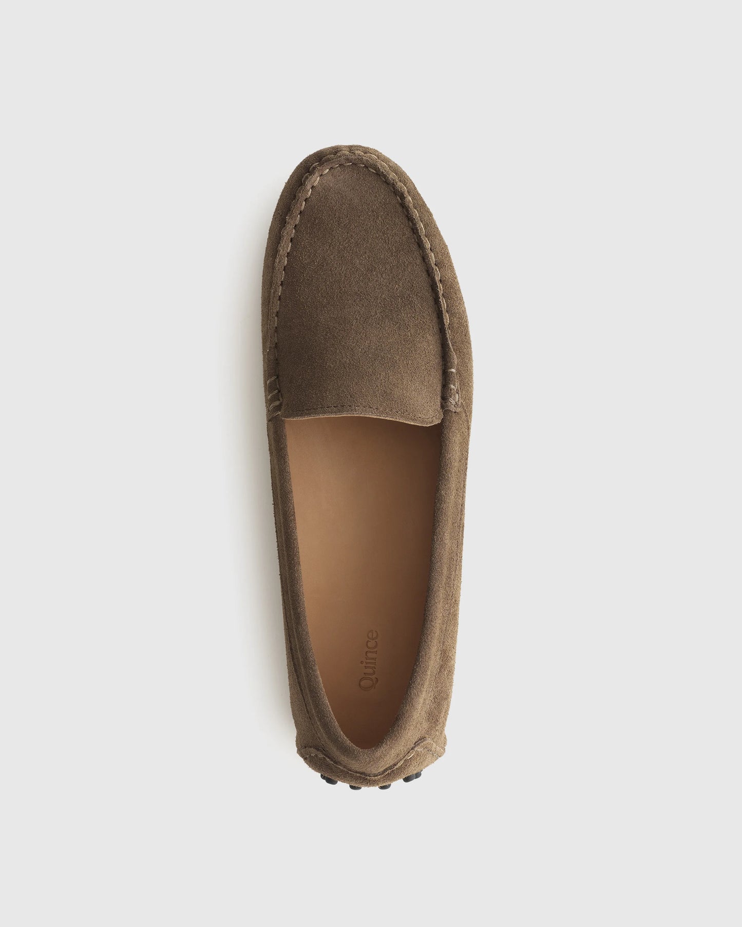 100% Suede Driver Loafer - 5 / Medium Brown