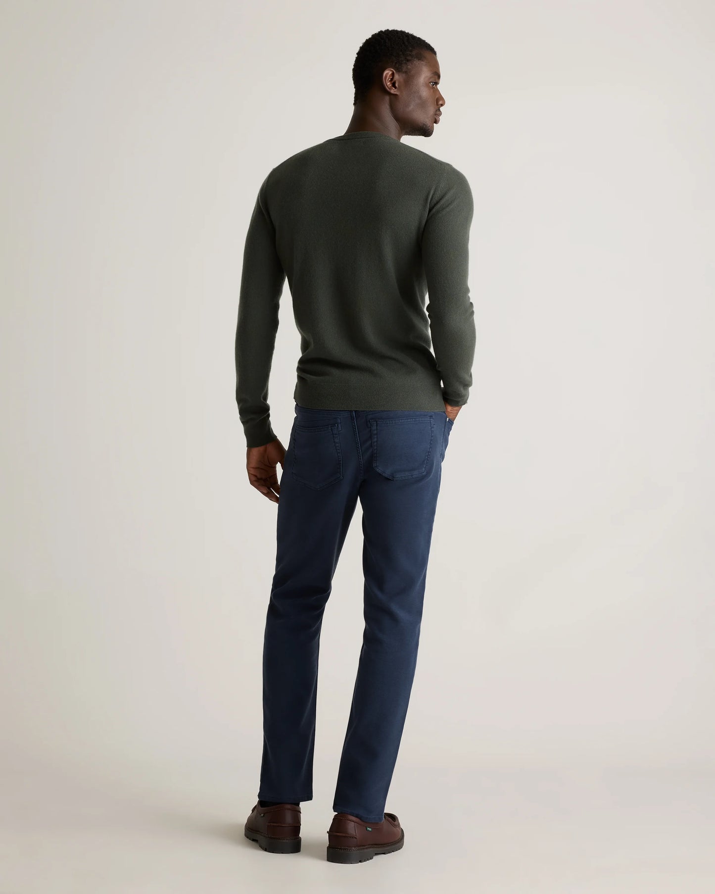 French Terry 5-Pocket Pants - Slim - 30X30 / Bayberry Olive