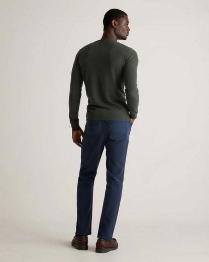 French Terry 5-Pocket Pants - Slim - 30X30 / Bayberry Olive