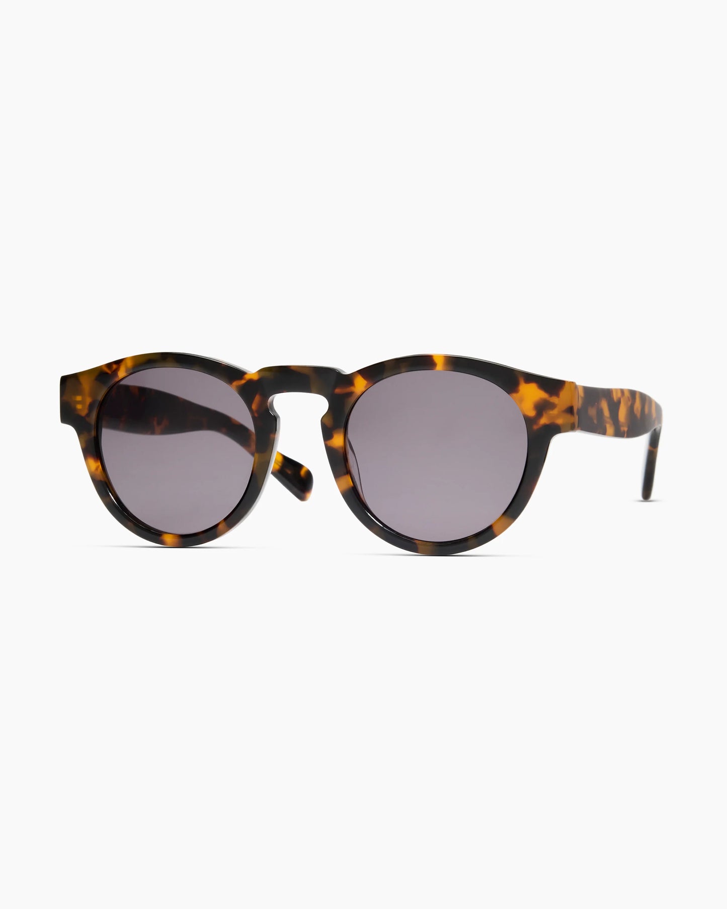 Tuscon Polarized Acetate Sunglasses - One Size / White Tortoise with Green lens