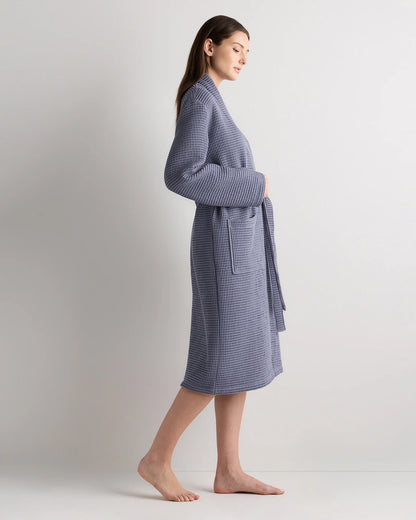 Organic Turkish Waffle Robe - XS / White