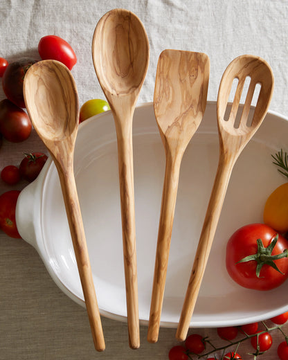 Italian Olivewood Utensil Set - Set of 4 / Olivewood