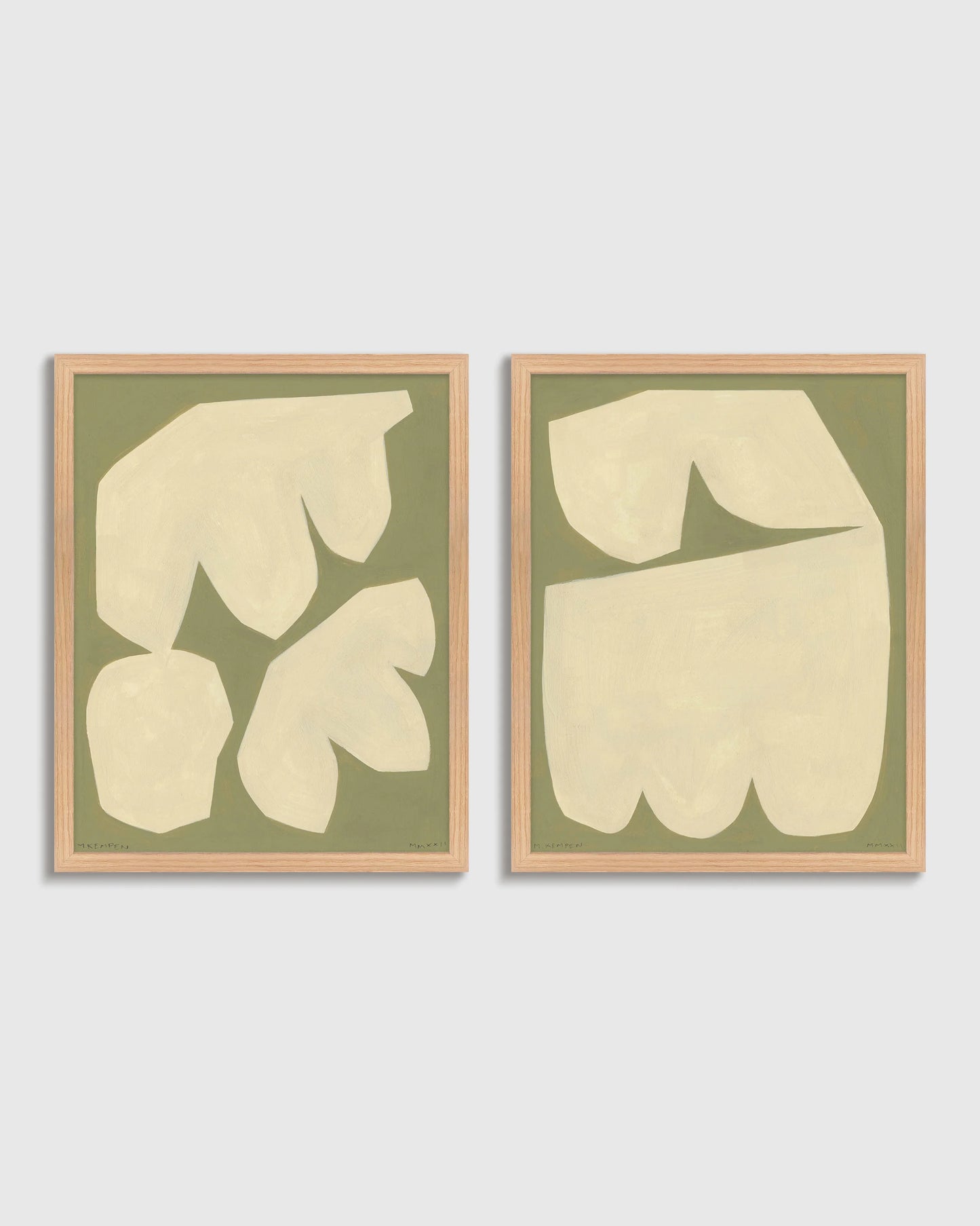 Drift by Michael Kempen (Set of 2) - 17.25"x21.25" / Maple