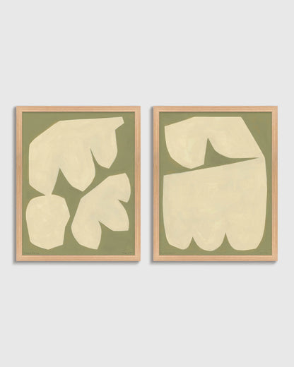 Drift by Michael Kempen (Set of 2) - 17.25"x21.25" / Maple