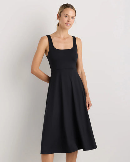 Flowknit Breeze Fit & Flare Dress - XS / Heather Green