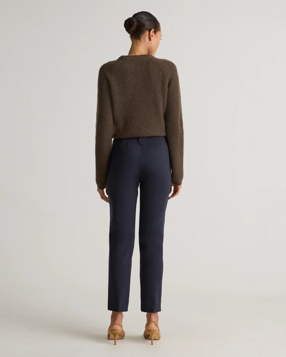 Ultra-Stretch Ponte Straight Leg Mariner Pants - XS / Morel Grey