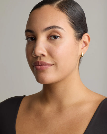 14K Gold Small Teardrop Earrings - One Size / Yellow Gold
