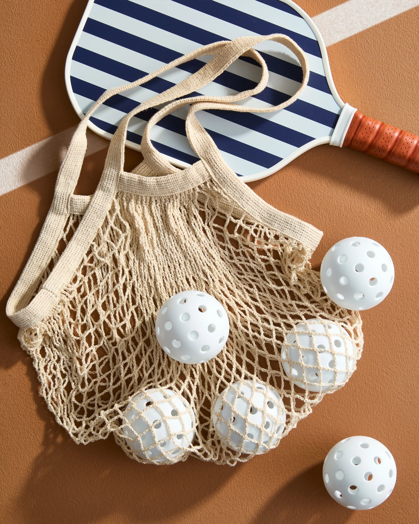 Four Paddle Pickleball Set - One Size / Navy/Sky Blue/Sage/Cantaloupe