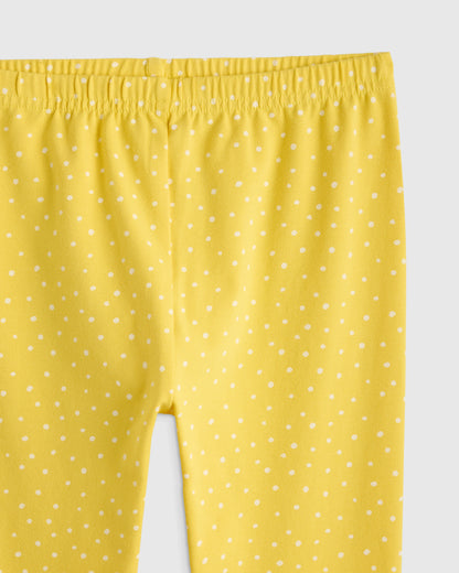 Organic Cotton Leggings - 6 / Red