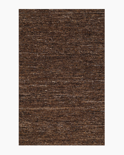 Liam Handwoven Wool Boucle Rug - 5' x 8' / Brown