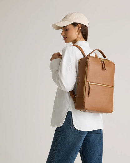 Marlow Laptop Backpack - One Size / Soft Ivory