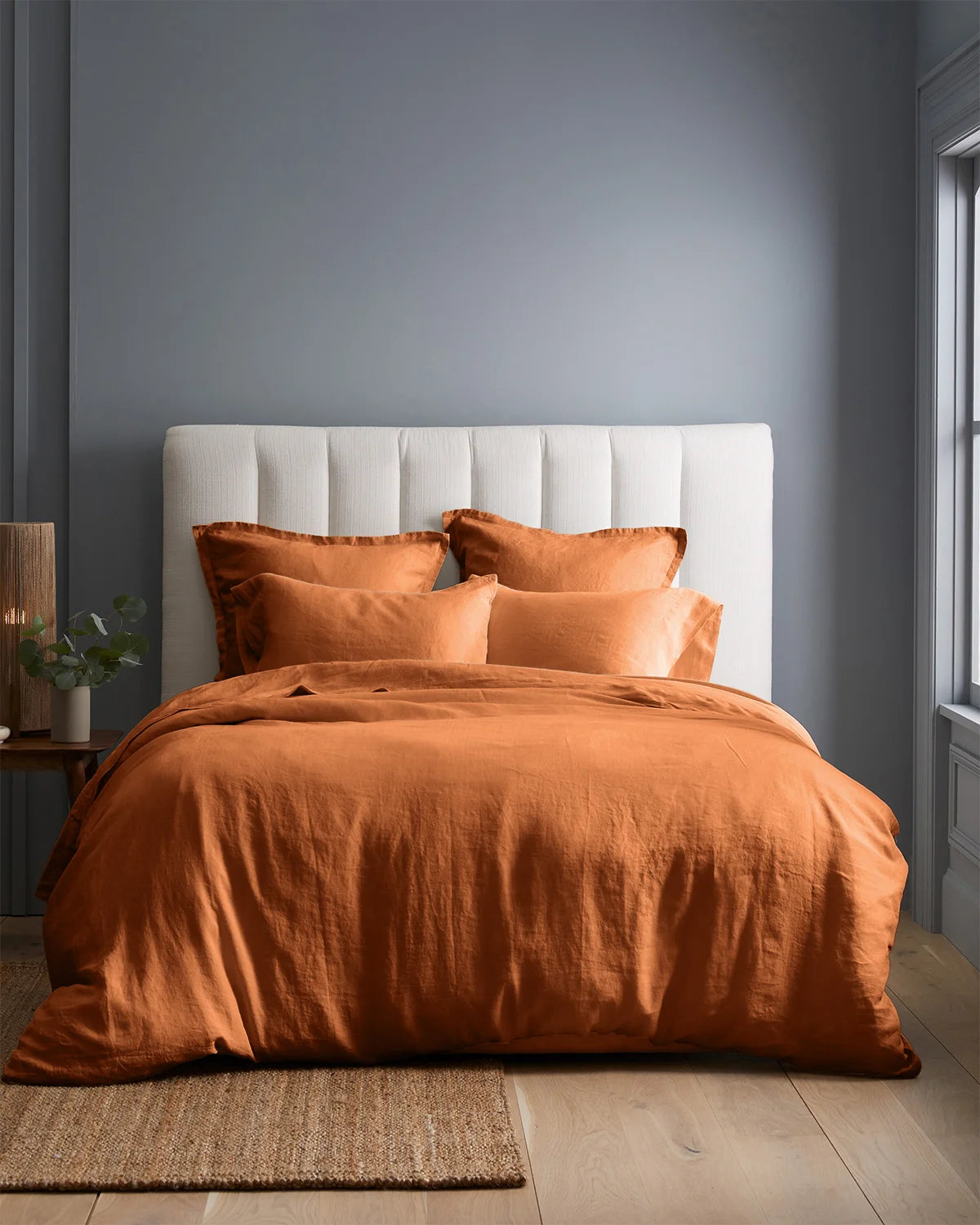 European Linen Euro Sham - Euro / Sand