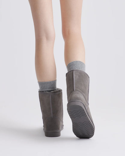 Australian Shearling Mid-Calf Boot - 6 / True Black