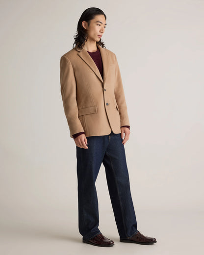 100% Mongolian Cashmere Blazer - S / Heather Graphite