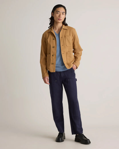 Mongolian Cashmere V-Neck Sweater - S / Oatmeal
