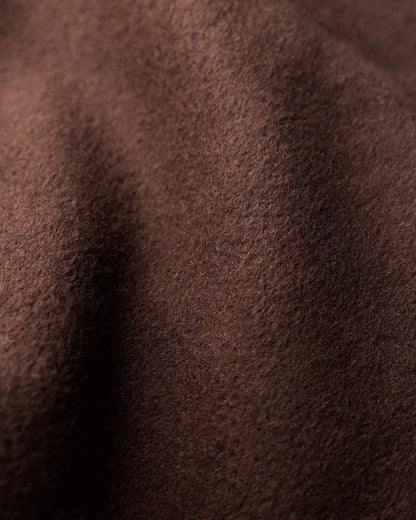 Wool Cashmere Cocoon Coat - XS / Dark Chocolate