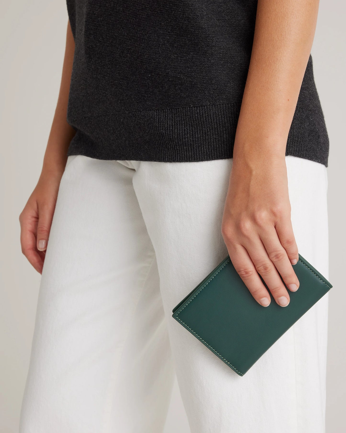 Nappa Leather RFID Blocking Passport Holder - One Size / Cherry Red