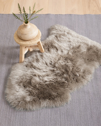 Australian Single Sheepskin Rug - 2' x 3' / Ivory