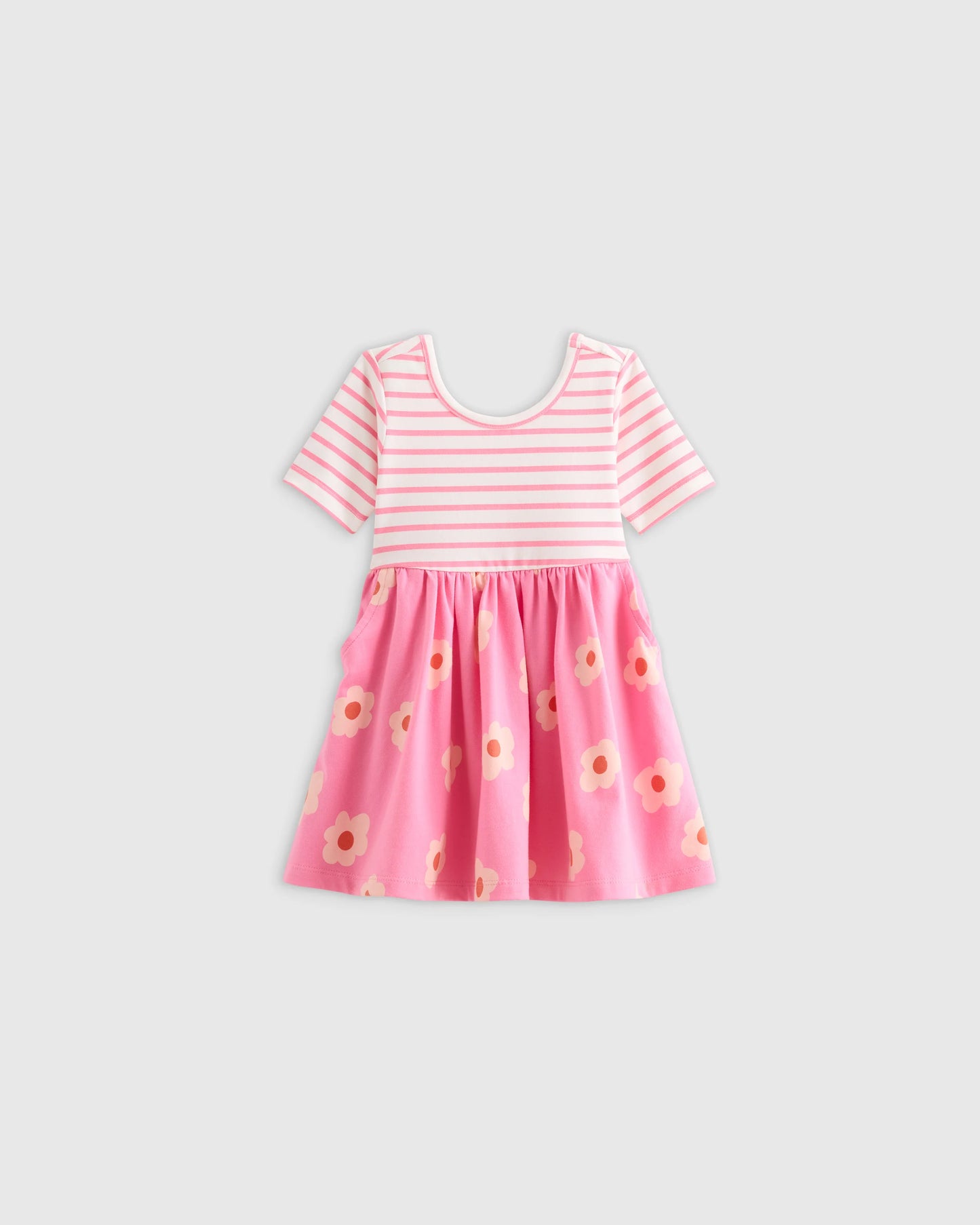 Organic Cotton Skater Dress - 3-6M / Animal Print