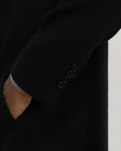 100% Mongolian Cashmere Car Coat - S / Camel