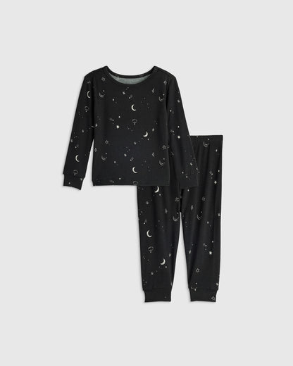 Bamboo Long Sleeve and Pant Pajama Set - 12-18M / Wildflower Dreams