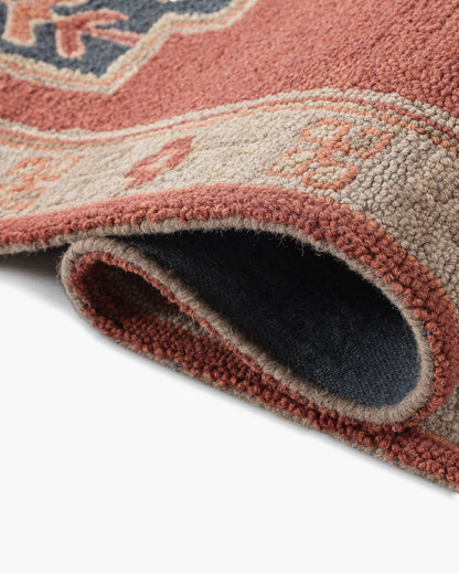 Lilia Wool Rug - 3' x 5' / Red
